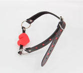 Berlin Baby Faux Leather Solid Heart Gag Default Title Bondage Gags and Bits